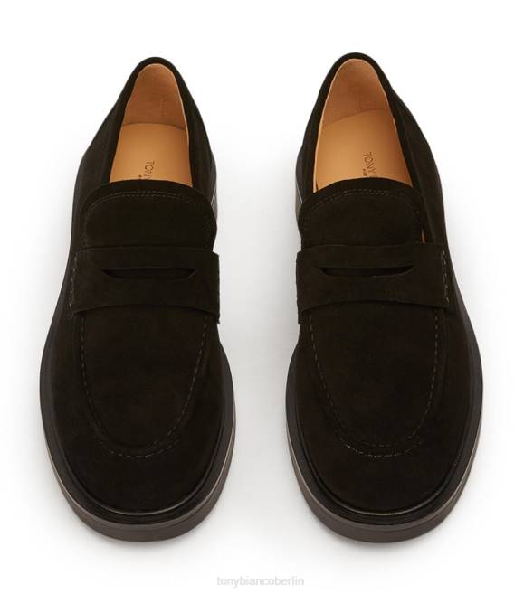 Slipper| de Tony Bianco Frauen schätze Wohnungen schwarzes Wildleder 4624587
